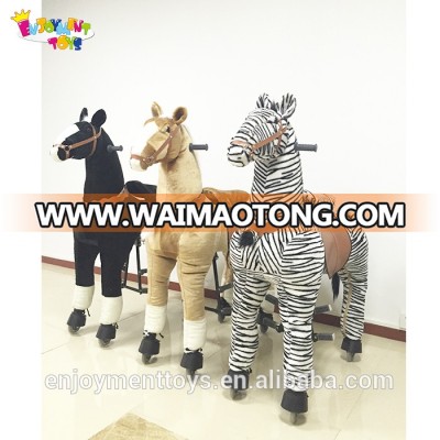 Enjoyment EN71 lovely funny mechanical horse toy pony for kids and adults