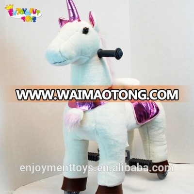 Enjoyment EN71 plush toy horse rocking horse toy