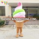 Enjoyment CE adult Ice cream mascot costume/cup mascot costume for promotion show EM-81