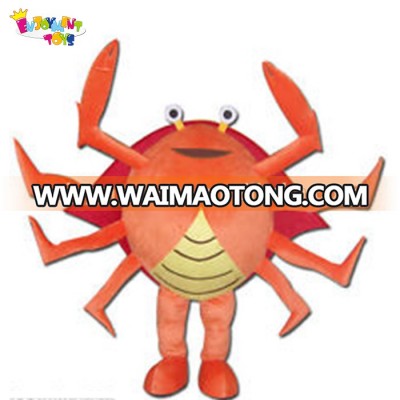 Adults sea animal red Crab mascot costume for party advertising EM-129