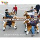 Enjoyment CE mechanical manual pedal horse kiddie rides for kids and adults